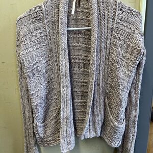 Elegant Heathered Cardigan
